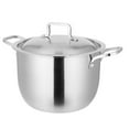 thumbnail image 3 of Olla De Sopa De Acero Inoxidable Espesada Con Asas Dobles, Cocción Eficiente, Compatible Con Estufas De Inducción Y Estufas De Gas, Perfecta Para Sopa Y Gachas, Fácil De Limpiar, 3 of 8