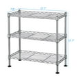 thumbnail image 5 of Ktaxon 3-Shelf Storage Rack, Metal Wire Shelving Rack 17.7"L x 8"W x 17.7"H, 5 of 7