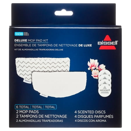 Bissell PowerFresh Home Cleaning Kit with 2 Steam Mop Pads and 4 Fragrance Discs