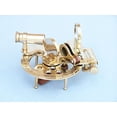 thumbnail image 3 of Nagina International Brass Round Sextant with Rosewood Box 4" / Glass optics / Fully functional, 3 of 5