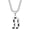 1-Soccer Letter D, variant on Initial A-Z Letter Football Soccer Necklace for Men, Silver Stainless Steel Football Soccer Charm Pendant Necklace, 22+2inch Personalized Birthday Christmas Jewelry Gifts for Men