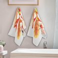thumbnail image 3 of SKYSONIC 2 Pack Fall Fox Pumpkin Hand Towels, Ultra Soft and Absorbent, Autumn Harvest Decorative Fingertip Towel for Home, Bathroom, Kitchen, 28.3"x14.4", 3 of 5