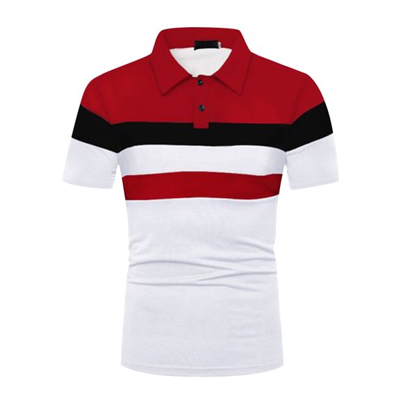 Ketyyh-chn99 Tshirts Shirts for Men 2024 Men's Dress Shirts Short Sleeve Classic Shirts White,M