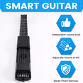 thumbnail image 4 of Smart Electronic Digital Guitar Practice Mini Educational Guitars Stringed Instrument Chord Trainer Pocket Guitar 7 Fret,1 * Electric guitar 1 * Charging cable,Black, 4 of 8