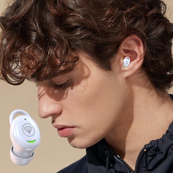 Outoloxit Mini Wireless Sleep Earbuds Bluetooth 5.3, Comfortable In-Ear for Sleeping, IPX5 Sweatproof, 5H Playtime 12H Battery Life, HD Audio