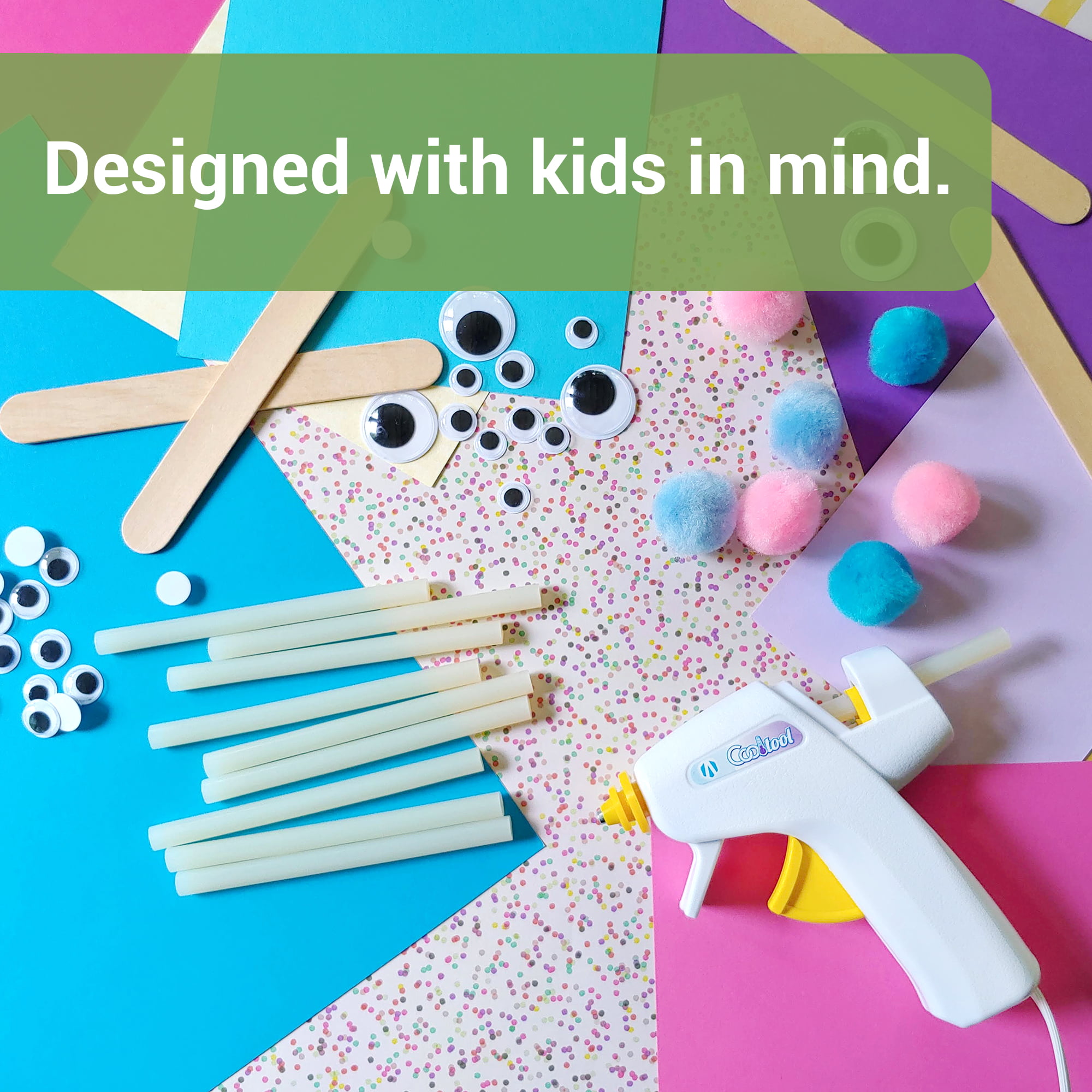  AdTech Ultra Low-Temp Cool Tool, Mini Hot Glue Gun for Safe  Crafting, Children and Kids