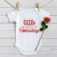 thumbnail image 5 of Huowey Boys Girls Short Sleeve Valentine's Day Letter Print Romper Bodysuit for Children Clothes, 5 of 5