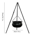 thumbnail image 2 of Tepsmf Large Cauldron Halloween Decor On Tripod With Timer Lights - Plastic Cauldron Witch Halloween Decorations For Porch Yard, 2 of 3