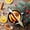Gold, variant on WEGFTDUOP Christmas Tree Cutlery Coffee Spoon Stainless Steel Spoon Fruit Fork Dessert Spoon Christmas Spoon
