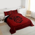 thumbnail image 3 of Castle Fairy Animal Dragon Queen Comforter Set,Abstract Hippie Bedding Comforter Set, 3 of 8