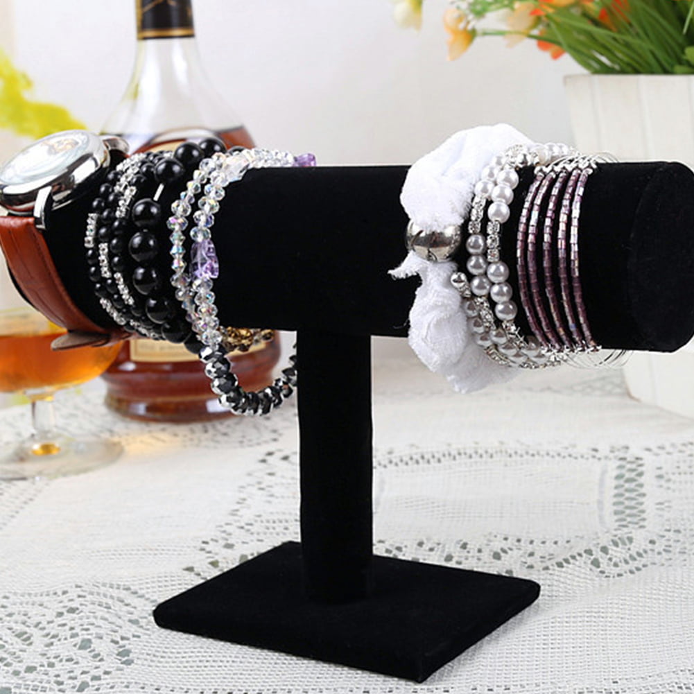 Details about   Velvet T-Bar Headband Hair Accessory Home Jewelry Display Stand Rack Black