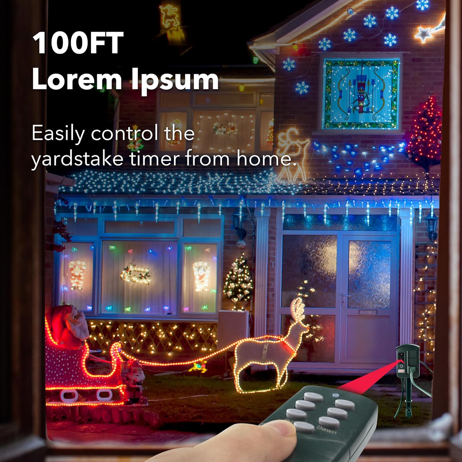 BN-LINK Outdoor Power Stake Timer with Remote Control photo 5