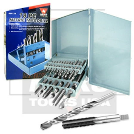 Drill Tap Machines - Metric Tap and Drill Bit Set