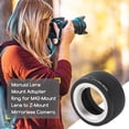 thumbnail image 4 of Aleació de aluminio Adaptador de Montaje de lente manual para lentes de Montaje M42 A Z5/Z6/Z7/Z50 Z-MONTOR SIN ESPEJO SIN ESPEJO, 4 of 7