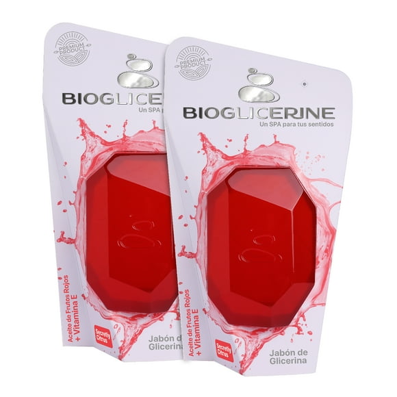 Set de jabones BIOGLICERINE SECRETLY CITRUS | 2 Pack | Jabón de Glicerina con Vitamina E | Aroma Toronja | 235gr C/U
