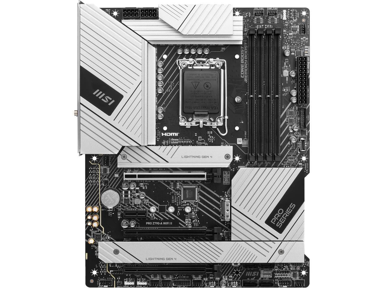 MSI PRO Z790-A WIFI II LGA 1700 Intel Z790 SATA 6Gb/s DDR5 ATX Motherboard
