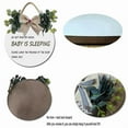 thumbnail image 2 of Baby Sleeping Sign For Front Door Do Not Knock Or Ring Doorbell Sign | Baby Sleeping Sign For Door New Mom Gifts Do Not Disturb Door Hanger Sign | No Soliciting Sign Sleeping Baby Sign 11", 2 of 4