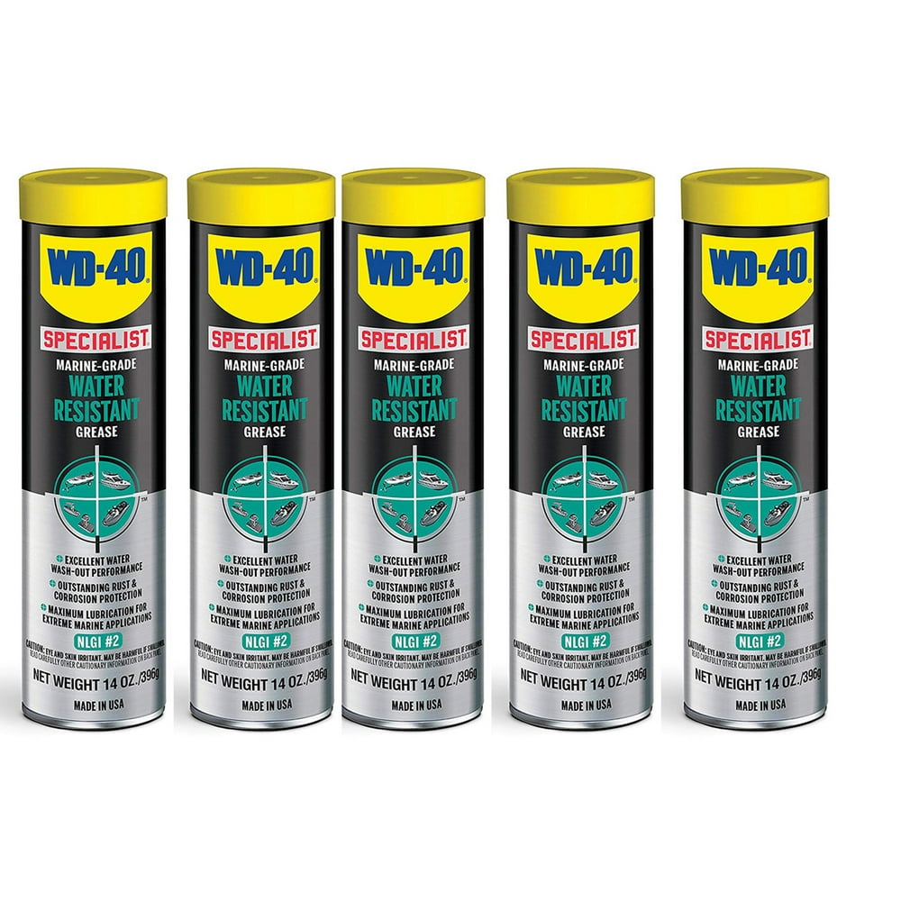 WD 40 300417 Specialist Marine Water Resistant Grease, 14 Ounces (5