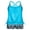 Blue, variant on Rivelino Blouson Tankini Swimsuits for Women 2 Piece Bathing Suits with Boyshorts Tummy Control Swimwear