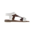 thumbnail image 2 of Franco Sarto Womens Glenni Leather Strappy Flats, 2 of 3