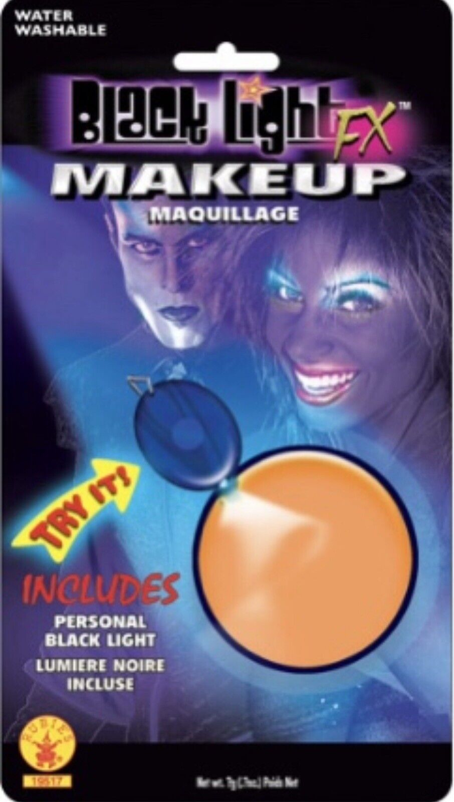Blacklight Makeup Orange Glow