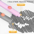 thumbnail image 4 of Strong Motor Electric Eraser, 20 Refills Battery Operated Eraser Small Areas Precision Control for Small Areas Detailed Work Drawing Studio Artists, 4 of 7