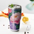 thumbnail image 3 of 30oz Pioneer Flower Floral Print Pattern Tumblers Stainless Steel Tumbler with Lid and Straw,Vacuum Insulated Double Wall Travel Tumbler Cups Mug with Cleaning Brush for Coffee,Tea, 3 of 7