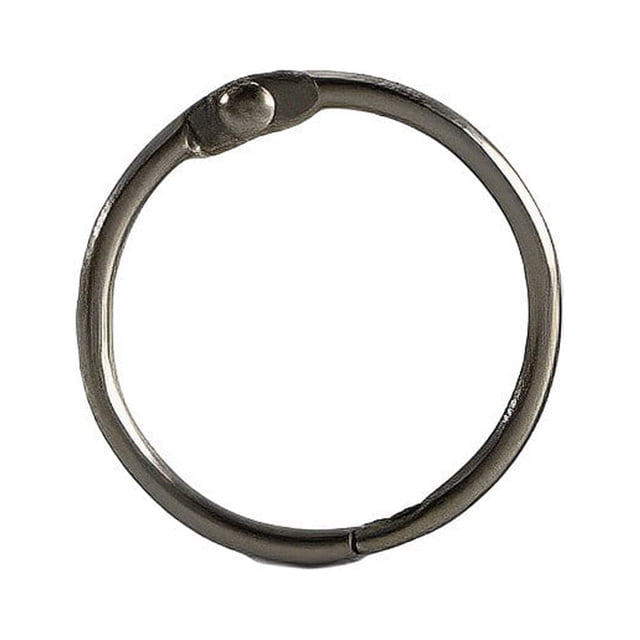 50 Pieces Metal Binder Rings Albums Loose-leaf Loose-Leaf Book Hoops Book Hoops for Home Notepad Cards Scrapbook Craft Office Binding Black inner 20mm