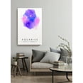 thumbnail image 2 of Awkward Styles Astrology Theme Zodiac Sign Aquarius Canvas Zodiac Wall Art Attractive Gifts for Astrology Lover Aquarius Wall Print Zodiac Map Decor, 2 of 7