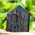thumbnail image 2 of Stunning Black Tourmaline Point Statue Crystal Pointed Obelisk for Healing Stone & Spiritual Home Decor, Sacred Crystal Gift Chakra Balancing, Serene Energy Enhancer for Yoga & Reiki 2235gm, 2 of 5