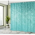 thumbnail image 5 of Ambesonne Blue and White Shower Curtain, Polka Dot Pattern, 69"Wx75"L, Turquoise Seafoam, 5 of 5