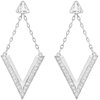 Delta Pierced Earrings New With Box 5156602