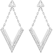 Delta Pierced Earrings New With Box 5156602