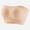 Beige, variant on Women Solid Ribbed Strapless Bandeau Bra, Anti-Slip Anti-Exposure Seamless Wireless Tube Top Bustier Daily Underwear Pink S