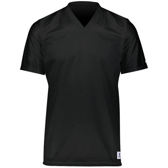 Adult Solid Flag Football Jersey, Black - Small