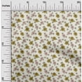 thumbnail image 2 of oneOone Polyester Spandex Light Yellow Fabric Floral Quilting Supplies Print Sewing Fabric By The Yard 56 Inch Wide, 2 of 5