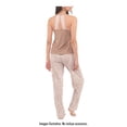 thumbnail image 3 of Pijama Ilusión para Dama, Set de Camiseta y Pantalón con Diseño Estampado Multicolor Talla M, 2 Piezas, 3 of 4