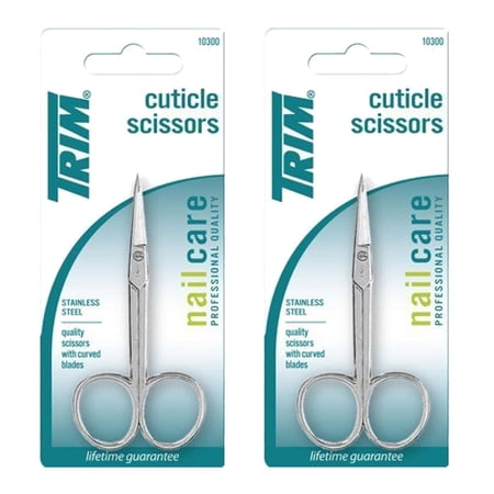 Pack of (2) Trim Professional Quality Stainless Steel Cuticle Scissors