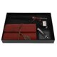 thumbnail image 1 of Retro Leather Notebook Fountain Pen Feather Dip Pen Ink Bottle Set Stationery Gift Box Black, 1 of 4