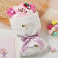 thumbnail image 7 of Xoxingysm Cute Bunny Plush Bouquet Animals Stuffed Plushies Doll Bouquet Valentine'S Day Birthday Gift Wedding Decor, 1X Valentine'S Day Doll Bouquet, 7 of 7