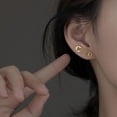 thumbnail image 4 of 925 Sterling Silver Safety Pin Stud Earrings for Women Teens Paper Clip Earrings Punk Earrings Cute Stud Earrings, 4 of 10