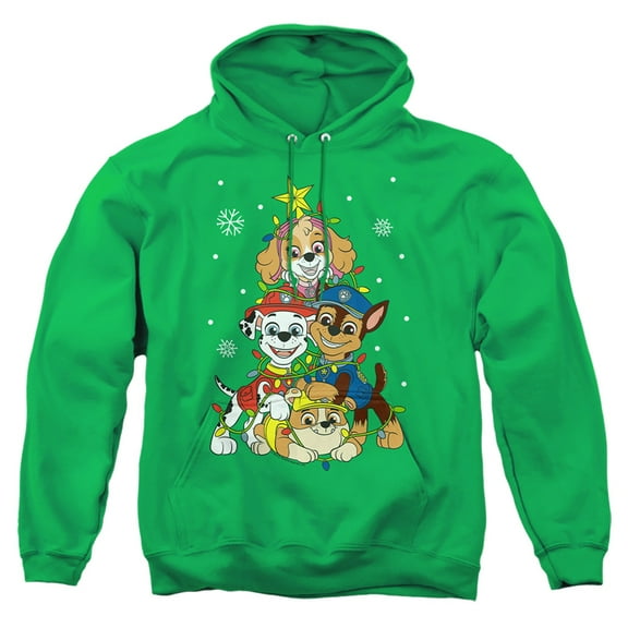 Paw Patrol Sky Chase Christmas Tree Unisex Adult Pull-Over Hoodie