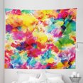 thumbnail image 1 of Pastel Tapestry, Oil Painting Style Abstract Watercolors Brushstrokes Mottled Messy Vibrant Print, Fabric Wall Hanging Decor for Bedroom Living Room Dorm, 5 Sizes, Multicolor, by Ambesonne, 1 of 1