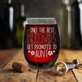 thumbnail image 5 of Shop4Ever Wow, Look At You Becoming An Aunt Engraved Stemless Wine Glass Promoted to Aunt New Auntie (Aunt) 15 oz., 5 of 6