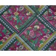 thumbnail image 5 of oneOone Polyester Lycra Dark Magenta Fabric Florals Craft Projects Decor Fabric Printed By The Yard 56 Inch Wide, 5 of 6