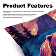 thumbnail image 2 of Bear Chair Pillow Covers Set with Velvet Material, Unique Patterns, 16x16, 18x18, 20x20 Inches, 2 Items Included for Throw Pillows, Pillow Inserts, 2 of 6