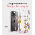 thumbnail image 3 of IBAOLEA Design Fusion Compatible avec Étui iPhone 13 Pro Max, Dos Rigide Transparent avec Panneau de Design Floral pour Filles et Femmes, Pare-Chocs Antichoc en TPU - Fleurs Vives, 3 of 8