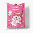 thumbnail image 1 of Cartoon Soft Double Flannel Blanket, Super Soft Blanket, 3D Printing, Suitable For Living Room, Sofa-sebneei, 1 of 2