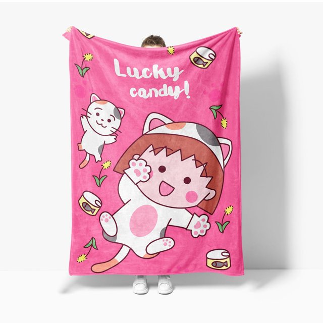 Cartoon Soft Double Flannel Blanket, Super Soft Blanket, 3D Printing, Suitable For Living Room, Sofa-sebneei