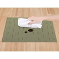 thumbnail image 3 of REGALWOVEN Placemats Set of 6 Placemats for Kitchen Dining Table Decor Washable Table Placemats Wipeable Table Mat Green 18*12Inch, 3 of 7